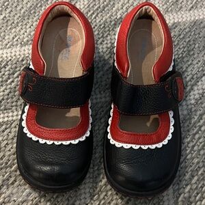 Robeez Black and Red Kids Dress Shoes